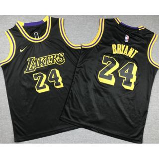 Kobe Bryant 24, L.A. Lakers [Black] -NIÑOS